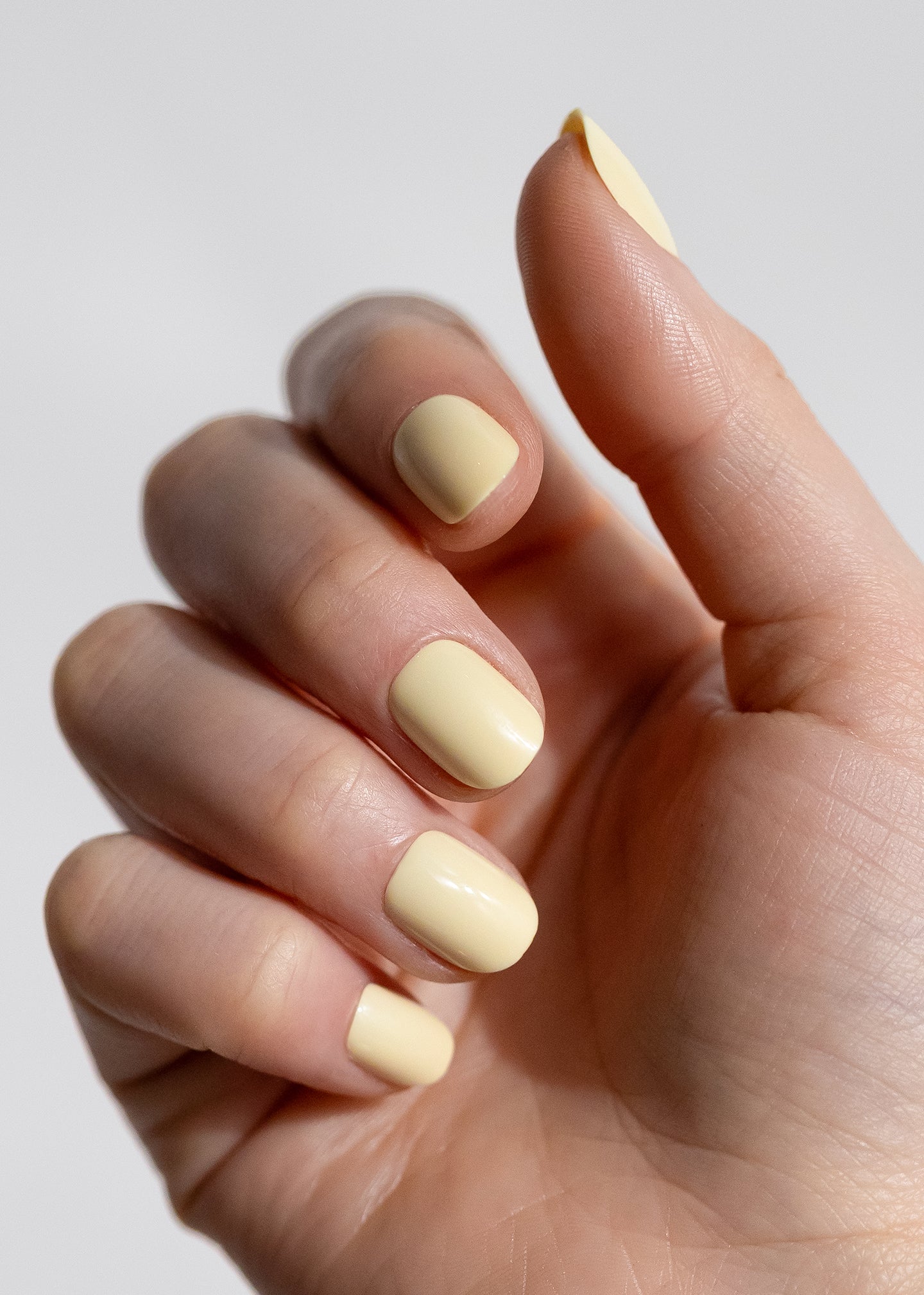 Butter Yellow, Short Squoval