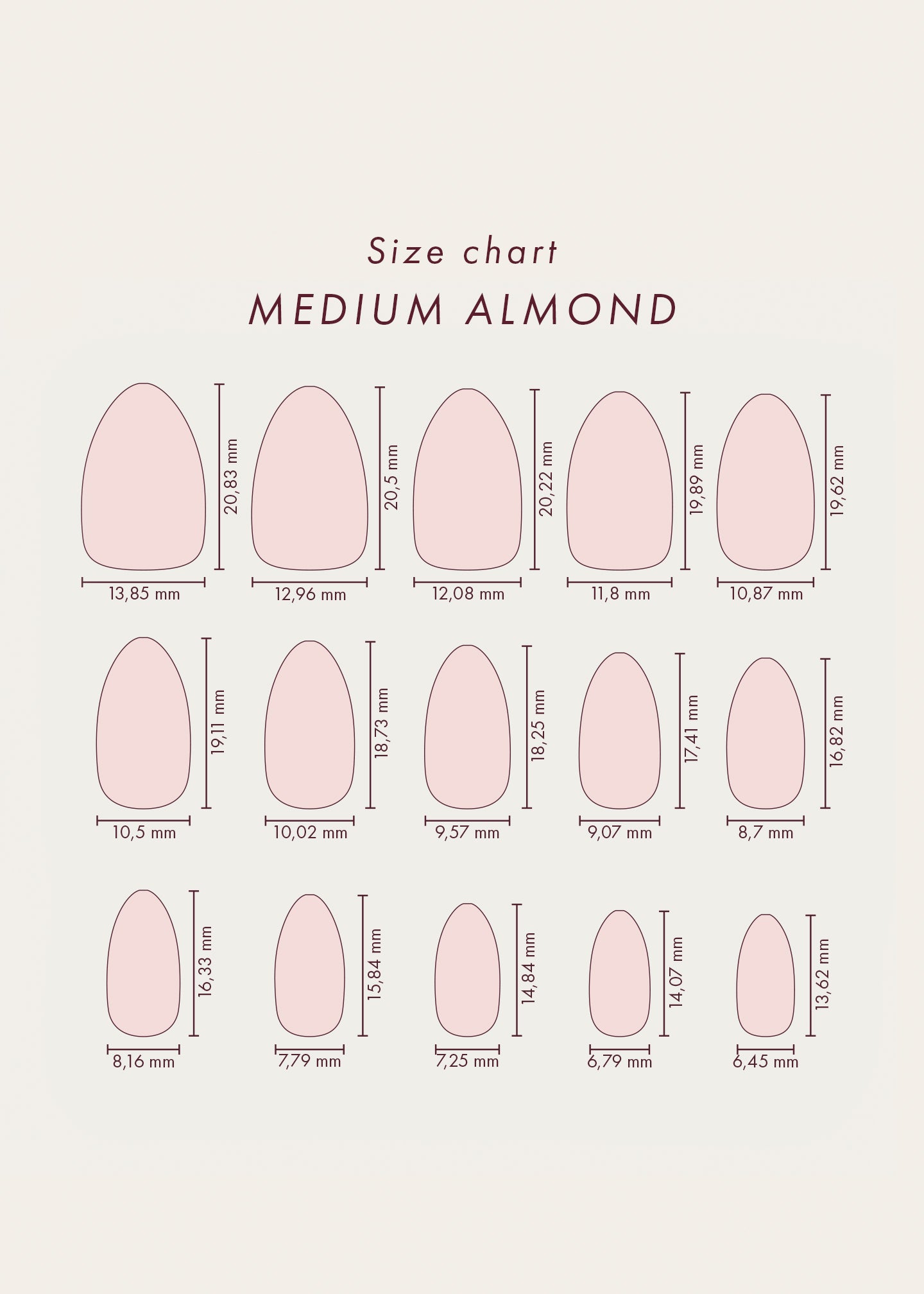 French Glazed, Medium Almond