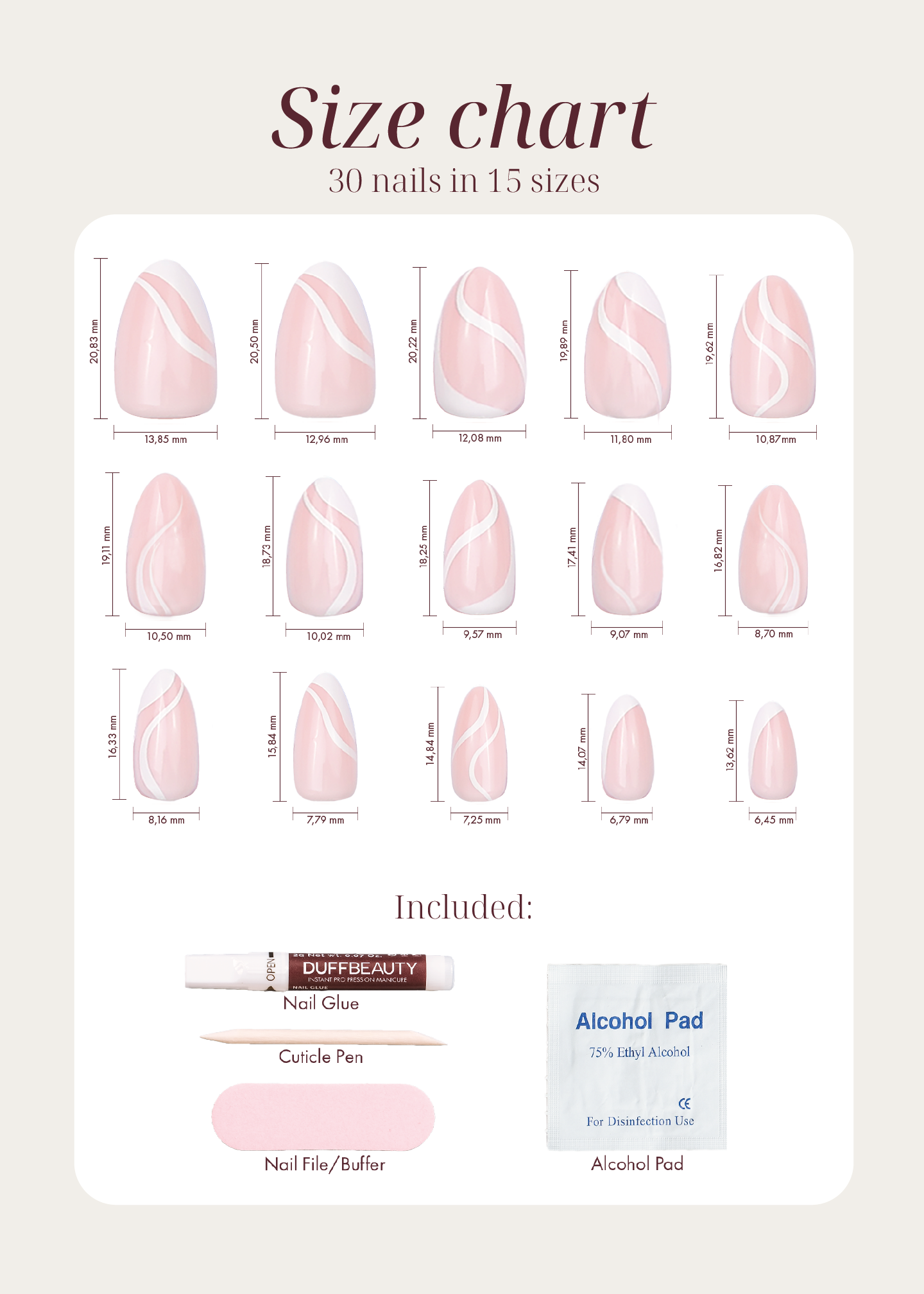 Milky Swirl, Medium Almond